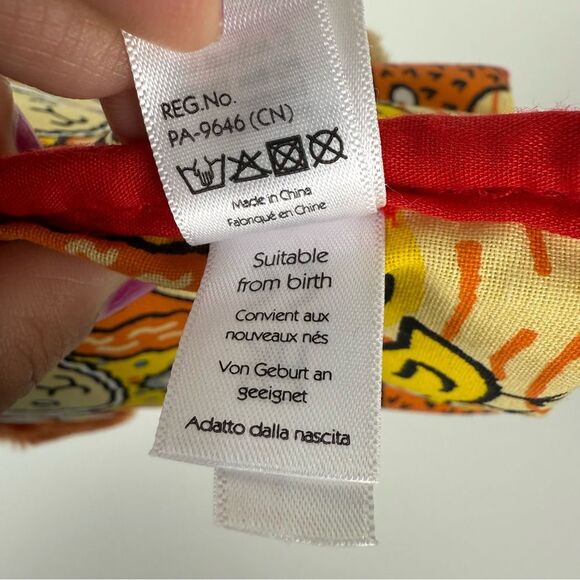 JellyCat Fluffy Tails Book Infants Baby Toys Crinkly - Picture 8 of 9